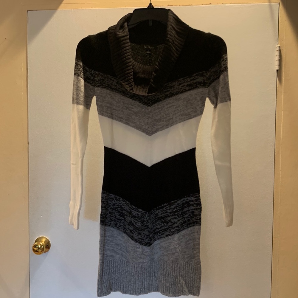 BCX Dress, S, knit knee length dress